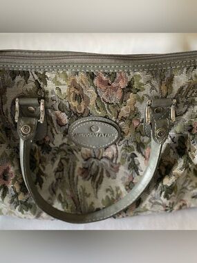 American Flyer Tapestry Tote Shoulder Bag Vintage